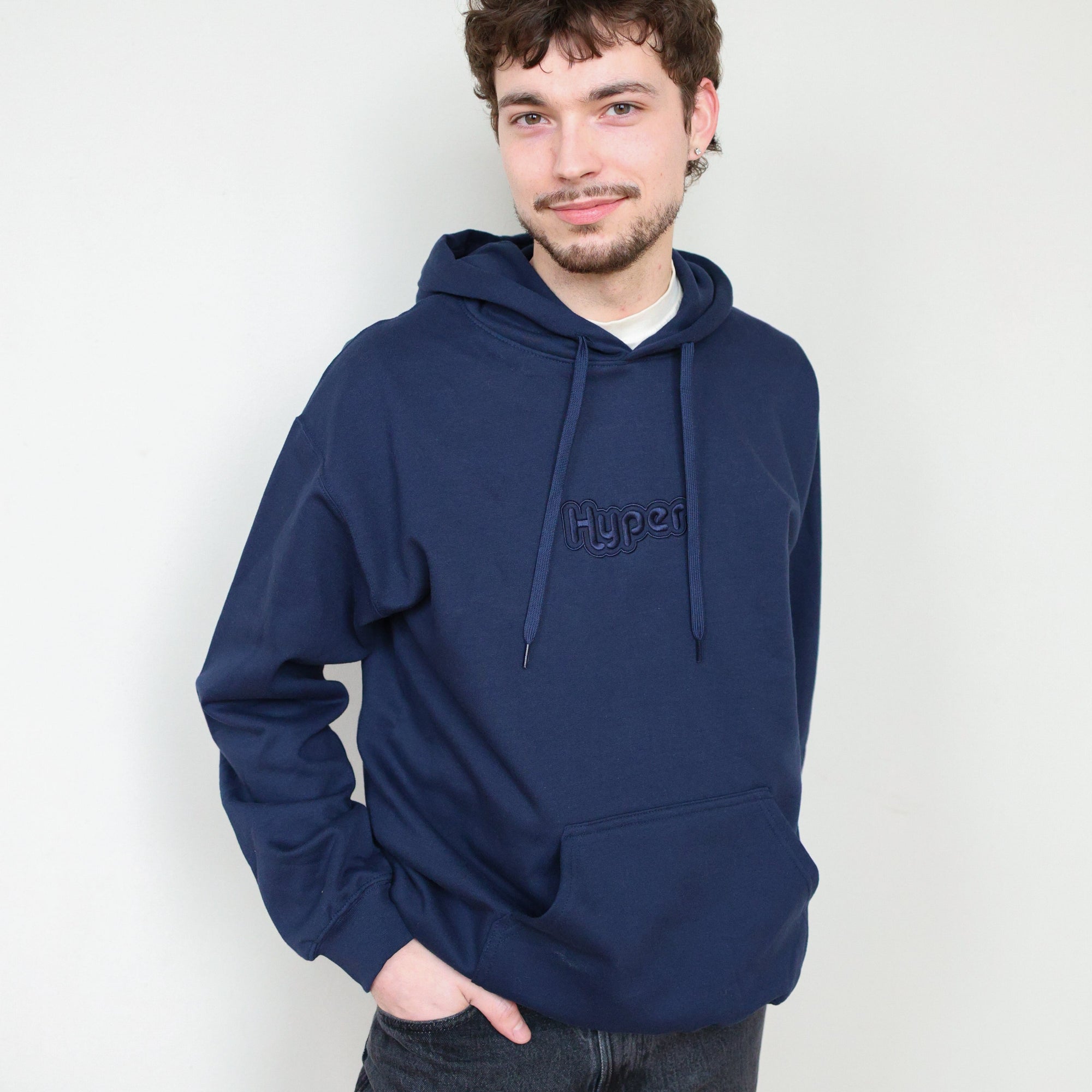 Hyper Navy Hoodie